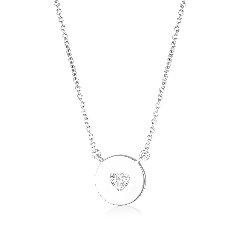 Must-Have Jewelry Pieces At Reduced Prices Georgini Rock Star Sterling Silver Heart Disc Pendant On Chain Must-Have Jewelry Pieces At Reduced Prices Georgini Rock Star Sterling Silver Heart Disc Pendant On Chain