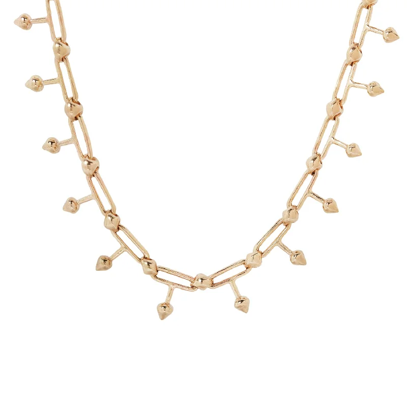 Shine In Style – Shop Jewelry Discounts Today Gold Spike Link Necklace