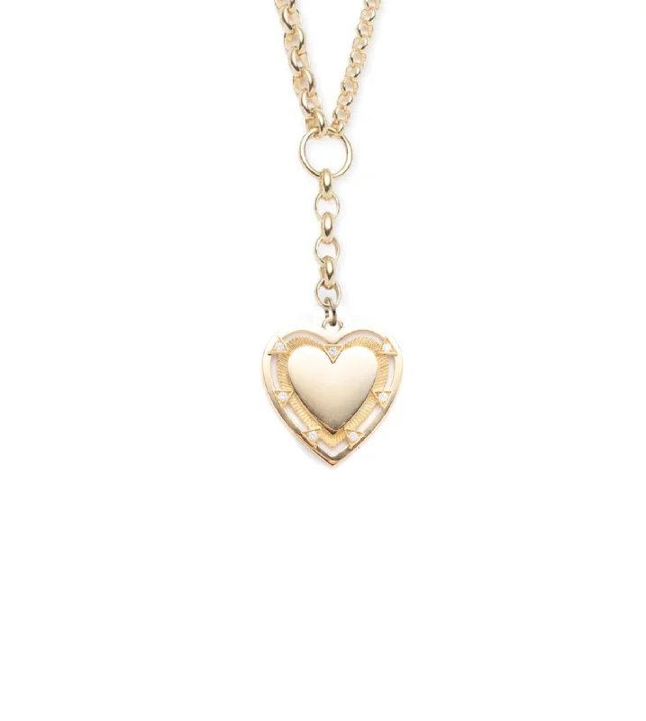Bestselling Jewelry At Special Promotional Rates Heart Token - Love : Heavy Mixed Belcher Extension Chain Necklace Bestselling Jewelry At Special Promotional Rates Heart Token - Love : Heavy Mixed Belcher Extension Chain Necklace