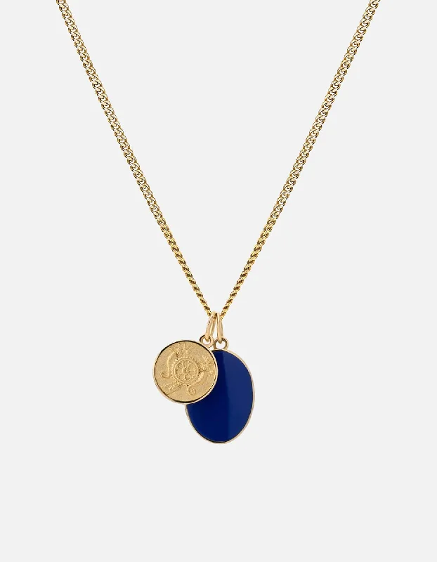 Premium Jewelry At Special Low Prices For A Limited Time Heritage Necklace, Gold Vermeil/Blue Premium Jewelry At Special Low Prices For A Limited Time Heritage Necklace, Gold Vermeil/Blue