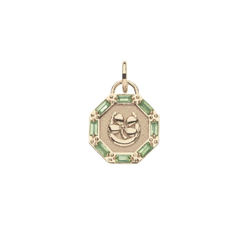 Unique Jewelry For Less – Shop The Sale Now Jane Win LUCKY Petite Embellished Coin Pendant Necklace