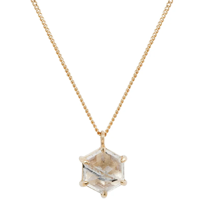 Flash Jewelry Sale – Get Stunning Pieces At Low Prices Large Quartz Hexagon Necklace Flash Jewelry Sale – Get Stunning Pieces At Low Prices Large Quartz Hexagon Necklace