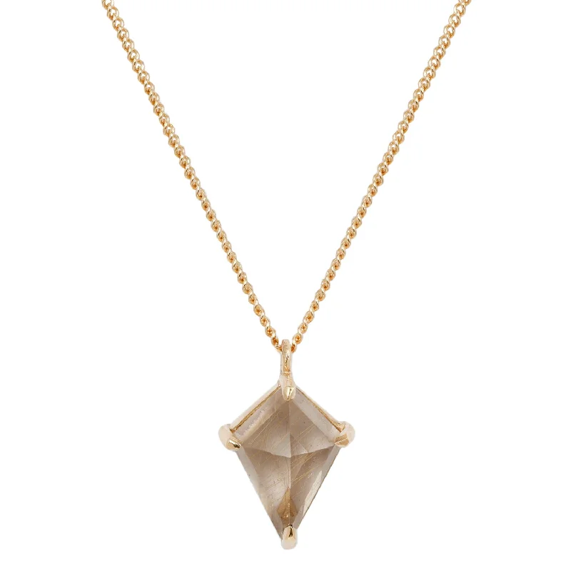 Shop Fine Jewelry With Exclusive Savings Large Yellow Quartz Kite Necklace