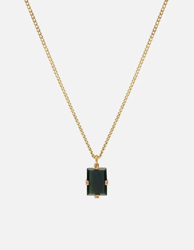 Get The Best Deals On Timeless Jewelry Pieces Lennox Green Agate Necklace, Gold Vermeil Get The Best Deals On Timeless Jewelry Pieces Lennox Green Agate Necklace, Gold Vermeil
