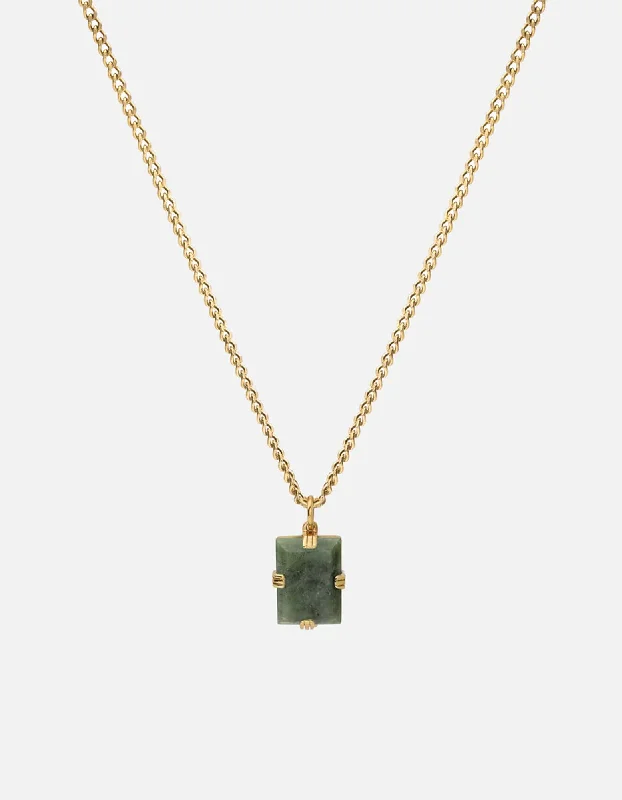 Shine In Style – Shop Jewelry Discounts Today Lennox Jasper Green Necklace, Gold