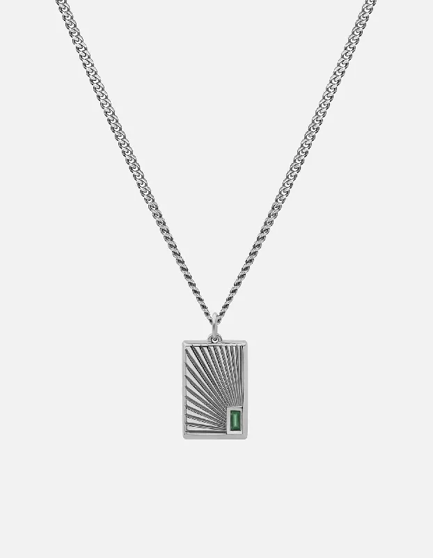 Best Jewelry Sale Prices – Limited-Time Offer Luma Agate Pendant Necklace, Sterling Silver