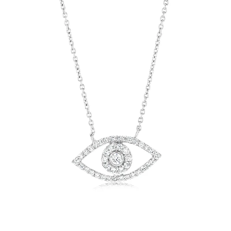 Gorgeous Jewelry, Limited-Time Savings Luminesce Lab Grown 1/4 Carat Diamond Evil Eye Pendant in Sterling Silver Gorgeous Jewelry, Limited-Time Savings Luminesce Lab Grown 1/4 Carat Diamond Evil Eye Pendant in Sterling Silver