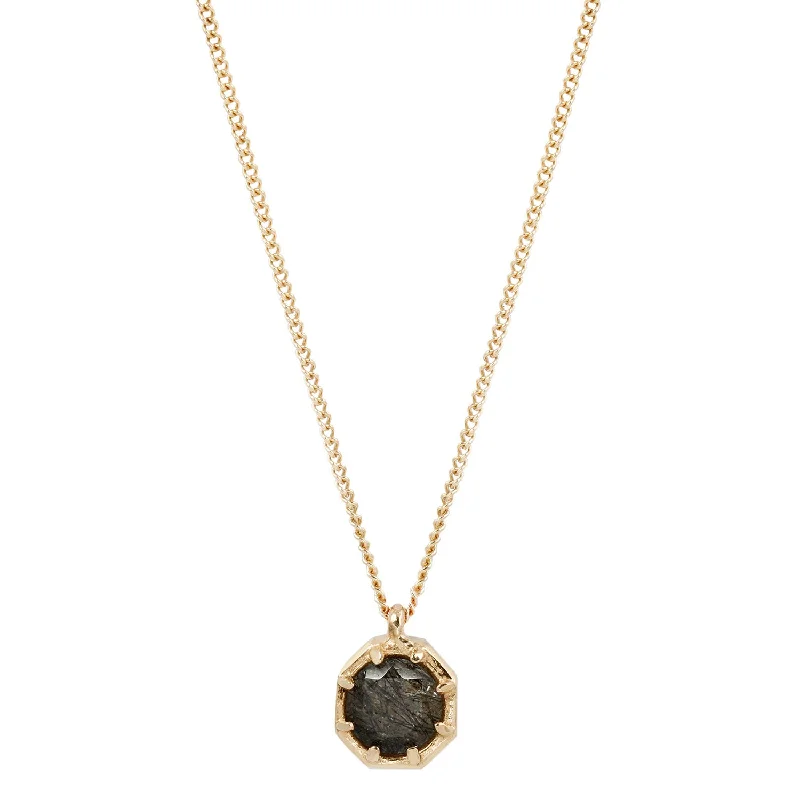 Clearance Sale On High-End Jewelry Collections Quartz Octagon Necklace