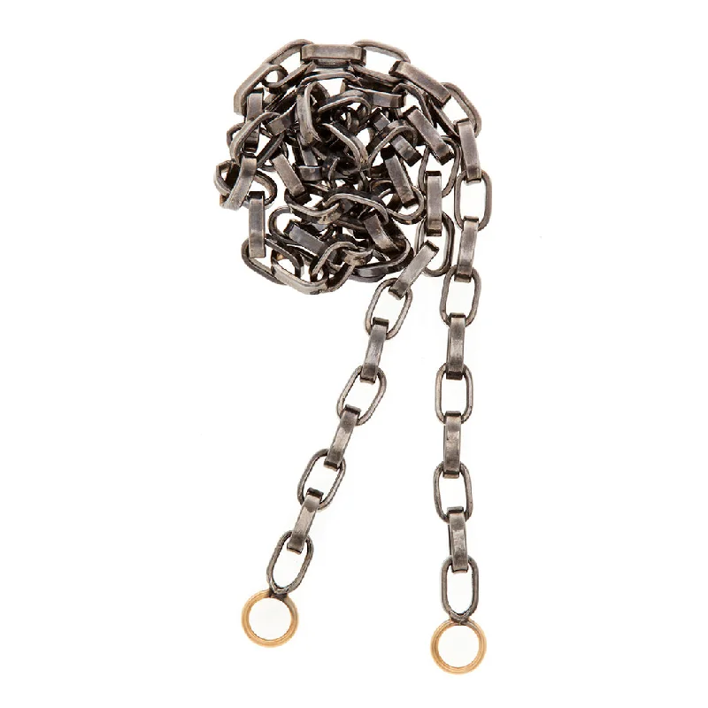 Luxury Jewelry Now At Special Promotional Rates Marla Aaron Blackened Silver Biker Chain Necklace Luxury Jewelry Now At Special Promotional Rates Marla Aaron Blackened Silver Biker Chain Necklace