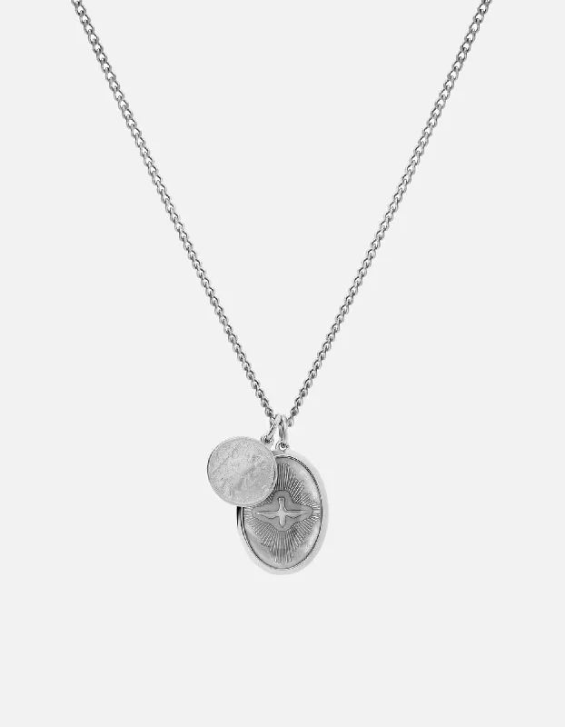 Shop Elegant Jewelry At Unbeatable Prices Mini Dove Necklace, Sterling Silver/Gray Shop Elegant Jewelry At Unbeatable Prices Mini Dove Necklace, Sterling Silver/Gray