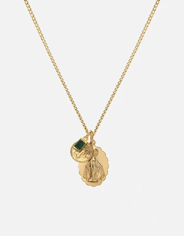 Affordable Glamour – Premium Jewelry At Special Prices Mini Saints Agate Trilogy Necklace, Gold Vermeil Affordable Glamour – Premium Jewelry At Special Prices Mini Saints Agate Trilogy Necklace, Gold Vermeil