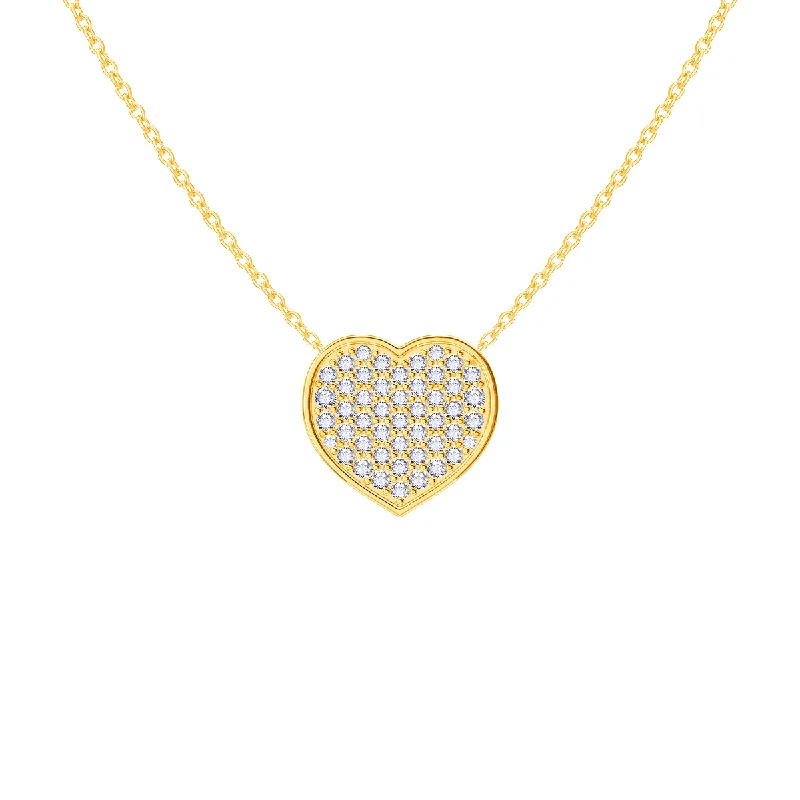 Don't Miss Out On Jaw-Dropping Jewelry Discounts Diamond Heart Necklace