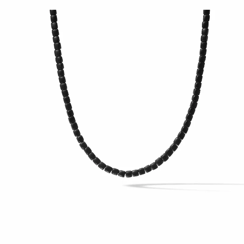 Premium Jewelry At Special Low Prices For A Limited Time Spiritual Beads Cushion Necklace in Sterling Silver with Black Onyx Premium Jewelry At Special Low Prices For A Limited Time Spiritual Beads Cushion Necklace in Sterling Silver with Black Onyx