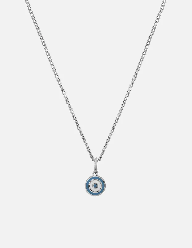 Shop Trending Jewelry With Exclusive Savings Ojos Necklace, Sterling Silver/Sky Blue Shop Trending Jewelry With Exclusive Savings Ojos Necklace, Sterling Silver/Sky Blue