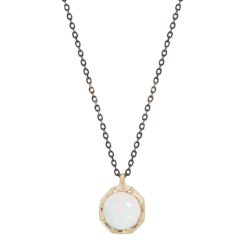 Grab Your Dream Jewelry At The Lowest Prices Opal Octagon Necklace