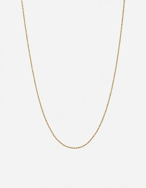 Limited Stock On Premium Jewelry At Low Prices Orb 1.5mm Chain Necklace, Gold Vermeil Limited Stock On Premium Jewelry At Low Prices Orb 1.5mm Chain Necklace, Gold Vermeil