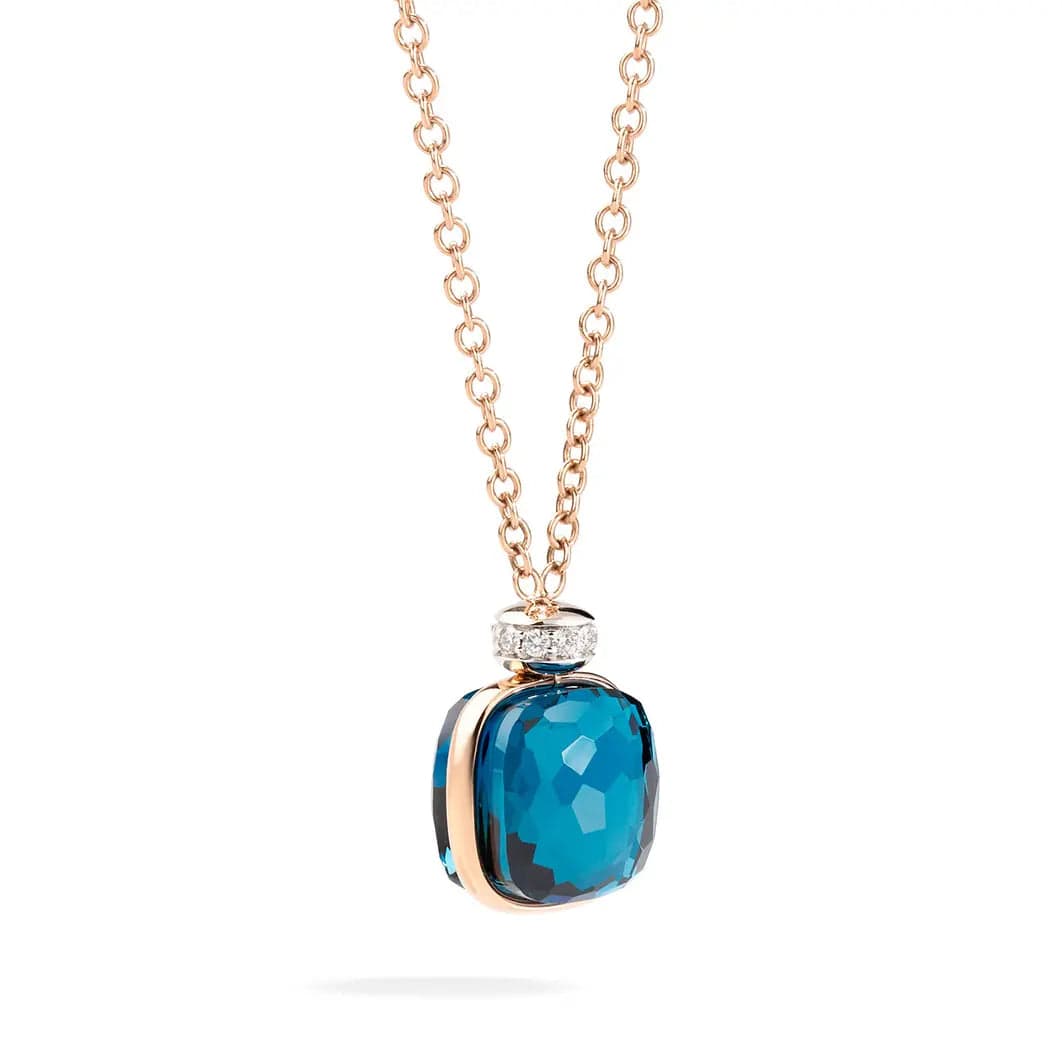 Limited-Stock Jewelry Clearance – Grab Your Favorites Now London Blue Topaz & Diamond Nudo Necklace Limited-Stock Jewelry Clearance – Grab Your Favorites Now London Blue Topaz & Diamond Nudo Necklace