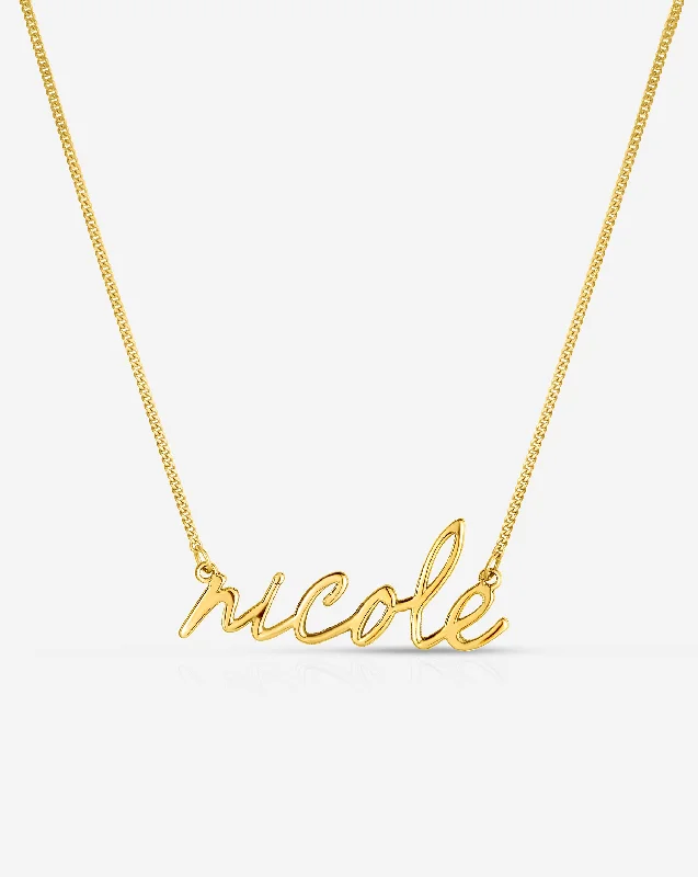 Breathtaking Jewelry At Limited-Time Savings Personalized Script Name Necklace