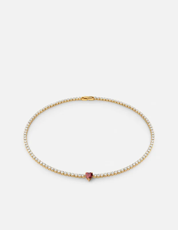 Glamorous Jewelry, Glamorous Deals – Shop Now Philo Heart Tennis Choker, Gold Vermeil/Topaz & Garnet Glamorous Jewelry, Glamorous Deals – Shop Now Philo Heart Tennis Choker, Gold Vermeil/Topaz & Garnet