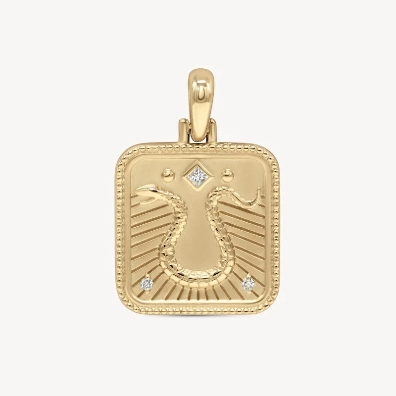 Versatile Layering Jewelry For Effortless Chic The Snake Medallion Necklace