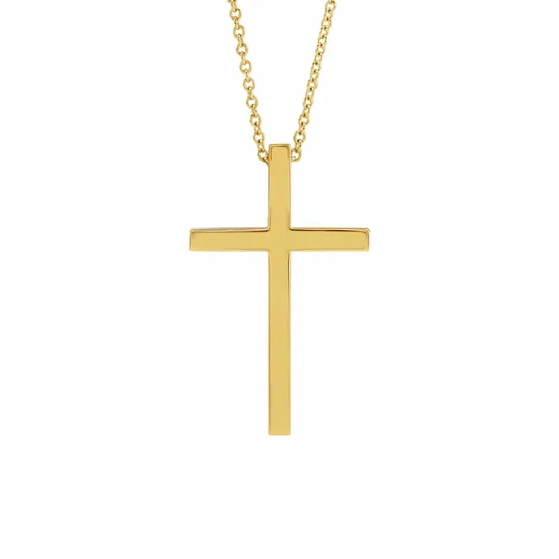 Jewelry Sale Alert – Shop Timeless Elegance Today Polished Cross Necklace in Yellow Gold Jewelry Sale Alert – Shop Timeless Elegance Today Polished Cross Necklace in Yellow Gold