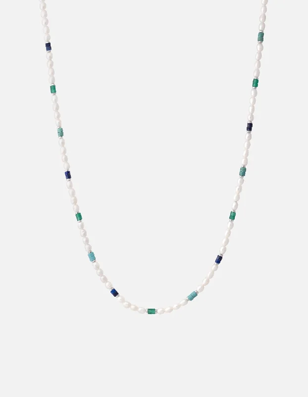 Luxury Jewelry Sale – Sparkle For Less Ravi Pearl Necklace, Sterling Silver