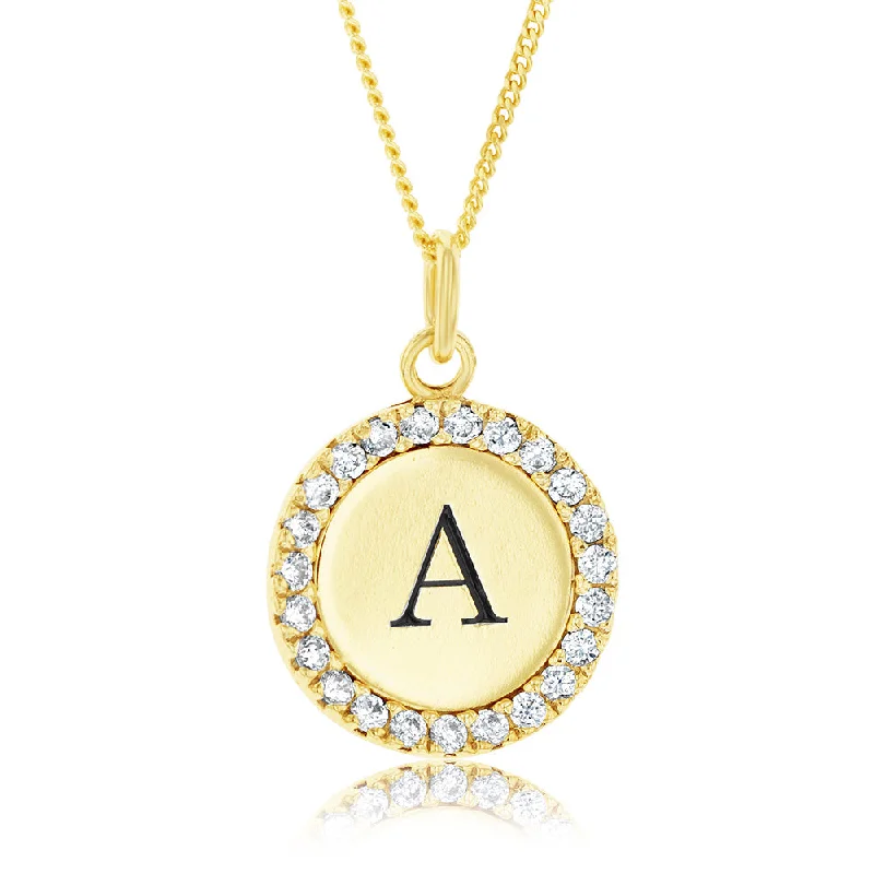 Exclusive Jewelry Discounts – Shop Now For Savings Sterling Silver Gold Plated Round Initial "A" Pendant On 45cm Chain Exclusive Jewelry Discounts – Shop Now For Savings Sterling Silver Gold Plated Round Initial "A" Pendant On 45cm Chain