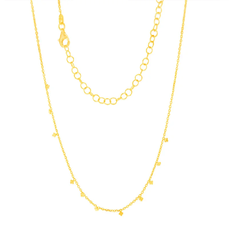 Bestselling Jewelry At Special Promotional Rates Sterling Silver Gold Plated Star Charms On 32+10cm Chain Bestselling Jewelry At Special Promotional Rates Sterling Silver Gold Plated Star Charms On 32+10cm Chain