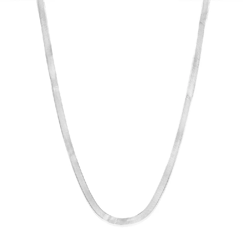 Grab Stylish Jewelry Before The Sale Ends Sterling Silver Herringbone 37+5cm Chain