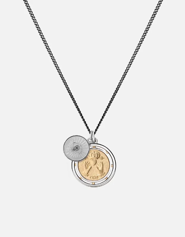 Delicate Crystal Jewelry For Sophisticated Charm Test of Time Necklace, Sterling Silver/Gold Vermeil Delicate Crystal Jewelry For Sophisticated Charm Test of Time Necklace, Sterling Silver/Gold Vermeil