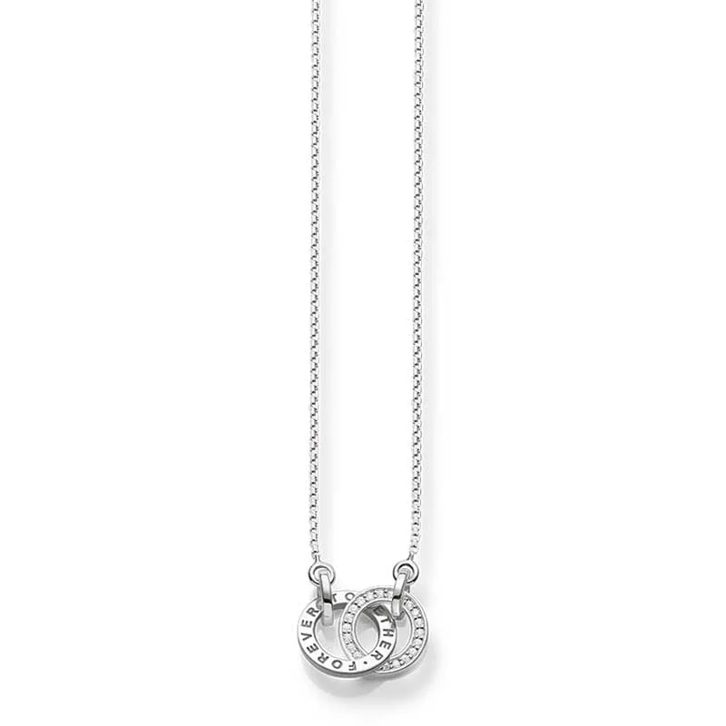 Special Sale On Handcrafted Jewelry – Shop Today Thomas Sabo Sterling Silver Together Rings On 40-45cm Chain Special Sale On Handcrafted Jewelry – Shop Today Thomas Sabo Sterling Silver Together Rings On 40-45cm Chain