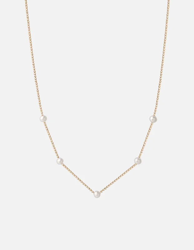 Fashion-Forward Jewelry At Incredible Prices Tiana Pearl Necklace, 14k Gold