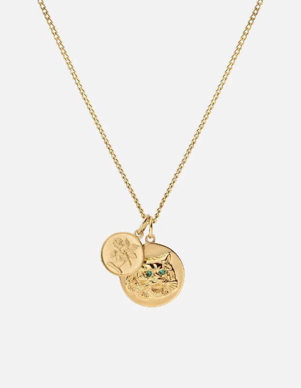Special Jewelry Deals – Upgrade Your Collection Tiger's Eye Necklace, Gold Vermeil/Emerald Special Jewelry Deals – Upgrade Your Collection Tiger's Eye Necklace, Gold Vermeil/Emerald