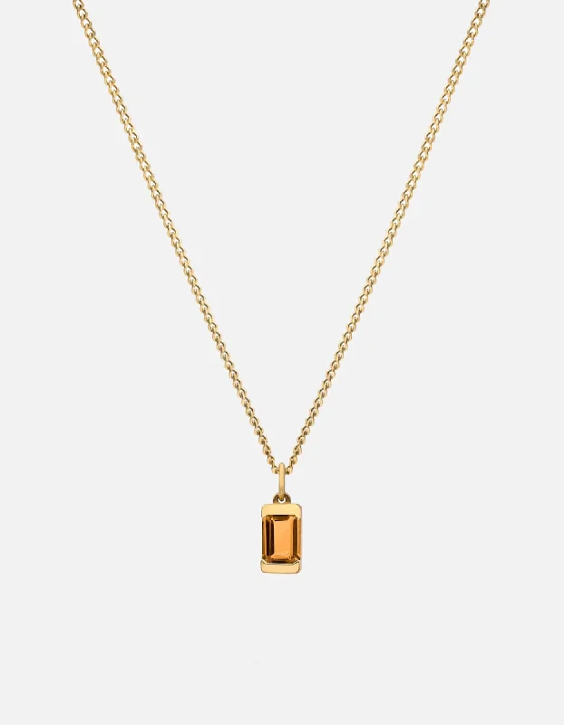 Trending Jewelry Styles Now At Limited-Time Discounts Valor Citrine Necklace, Gold Vermeil Trending Jewelry Styles Now At Limited-Time Discounts Valor Citrine Necklace, Gold Vermeil