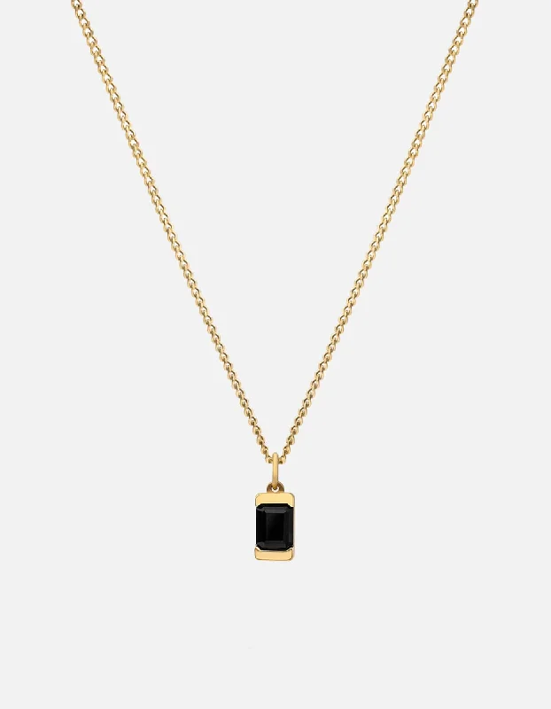 Elegant Jewelry At Unbeatable Offers – Shop Before It's Gone Valor Onyx Necklace, Gold Vermeil Elegant Jewelry At Unbeatable Offers – Shop Before It's Gone Valor Onyx Necklace, Gold Vermeil