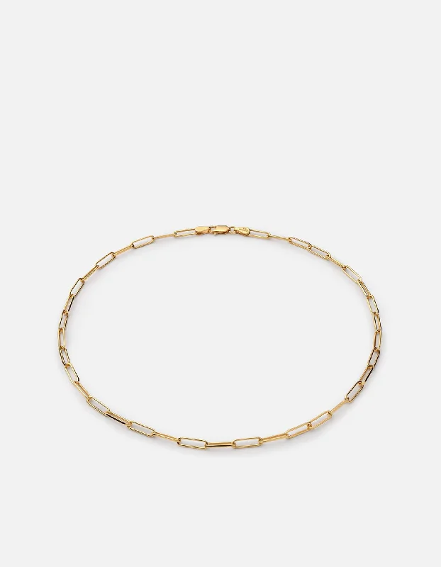 Elevate Your Outfit With Discounted Statement Jewelry Volt Link Choker, Gold Vermeil Elevate Your Outfit With Discounted Statement Jewelry Volt Link Choker, Gold Vermeil
