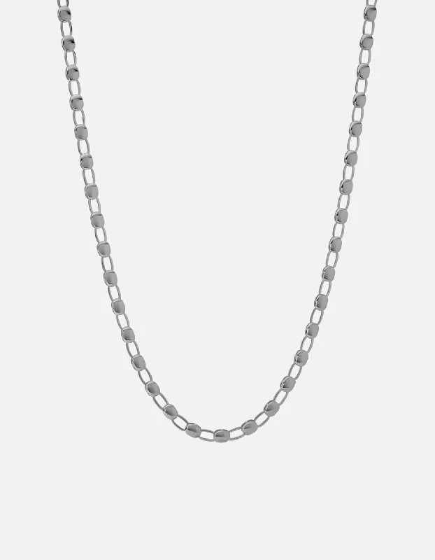 Fashion-Forward Jewelry At Incredible Prices Ward Chain Necklace, Sterling Silver