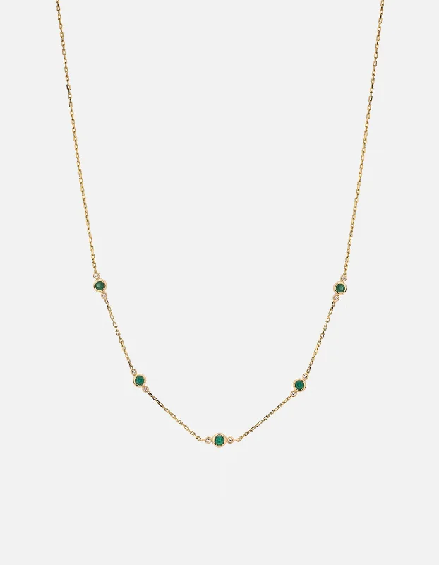 Premium Diamond Jewelry For Unforgettable Moments Zaha Chalcedony Necklace, 14k Gold Pavé Premium Diamond Jewelry For Unforgettable Moments Zaha Chalcedony Necklace, 14k Gold Pavé