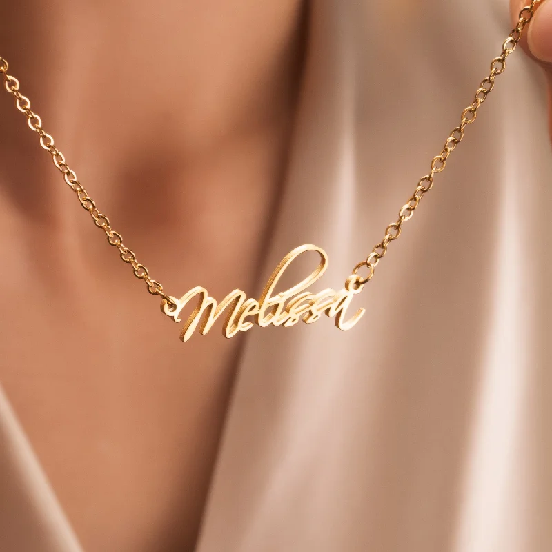Bestselling Jewelry At Special Promotional Rates Classic Nameplate Necklace