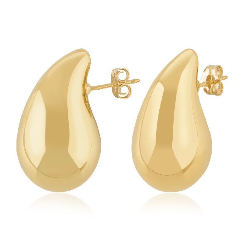 Limited-Time Offer On Premium Jewelry Collections 14k Gold Medium Tear Drop Stud Earrings Limited-Time Offer On Premium Jewelry Collections 14k Gold Medium Tear Drop Stud Earrings