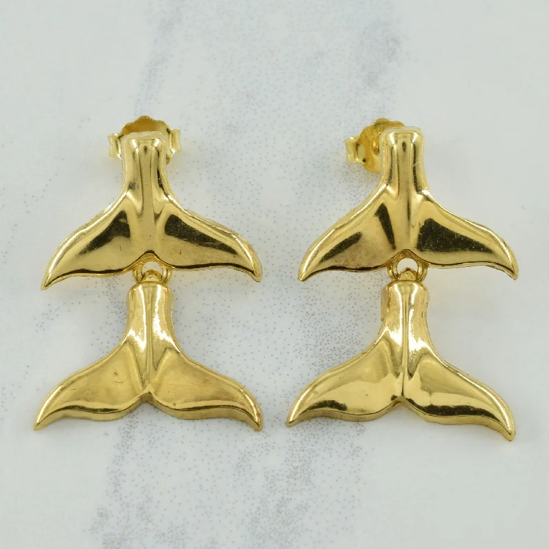 Flash Sale On Exquisite Jewelry – Don't Miss Out 14k Yellow Gold Whale Tale Stud Earrings Flash Sale On Exquisite Jewelry – Don't Miss Out 14k Yellow Gold Whale Tale Stud Earrings