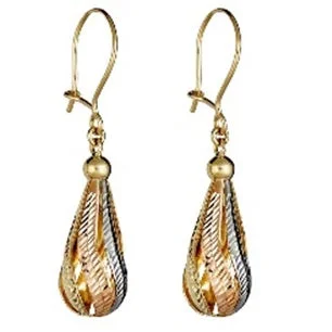Buy More, Save More On Stunning Jewelry Pieces 14KT Gold Tri-Color Drop & Dangle Earrings Buy More, Save More On Stunning Jewelry Pieces 14KT Gold Tri-Color Drop & Dangle Earrings
