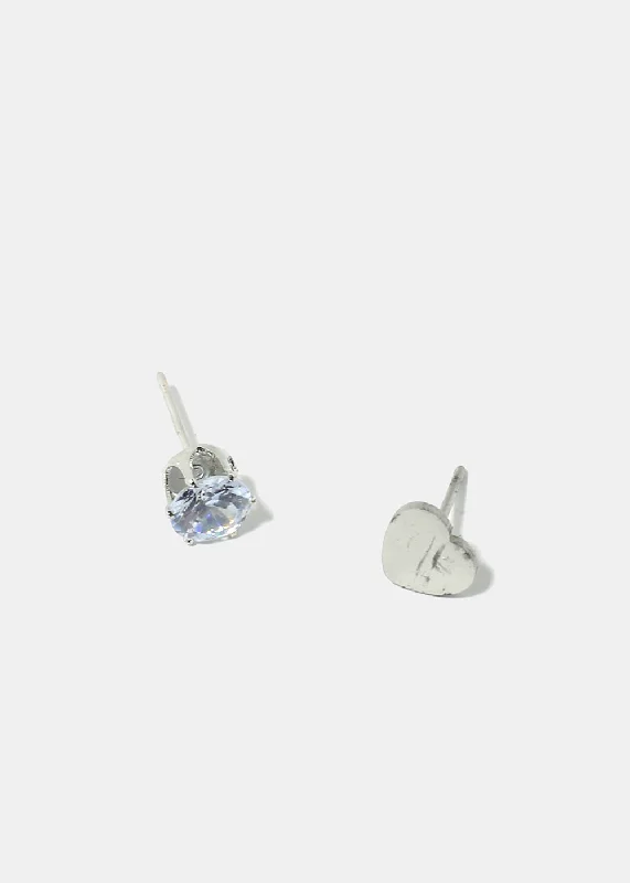 Special Jewelry Deals – Upgrade Your Collection 2-Pair Gemstone & Heart Stud Earrings Special Jewelry Deals – Upgrade Your Collection 2-Pair Gemstone & Heart Stud Earrings