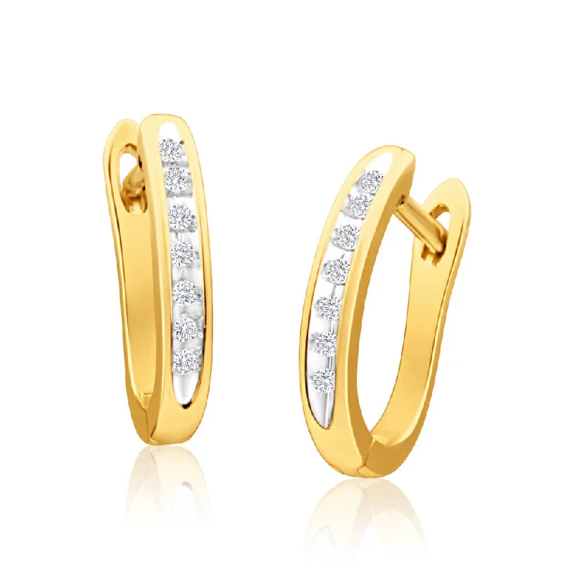 Timeless Jewelry Styles At Wallet-Friendly Prices 9ct Radiant Yellow Gold Diamond Hoop Earrings Timeless Jewelry Styles At Wallet-Friendly Prices 9ct Radiant Yellow Gold Diamond Hoop Earrings