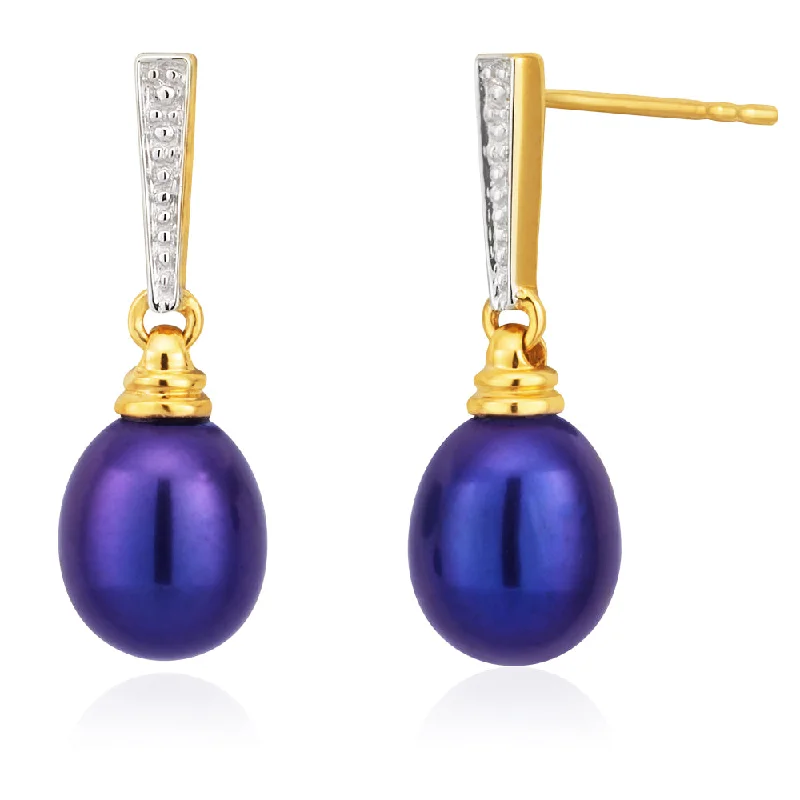 Best Jewelry Deals – Premium Quality At Exclusive Discounts 9ct Yellow Gold Black Freshwater Pearl Drop Earrings Best Jewelry Deals – Premium Quality At Exclusive Discounts 9ct Yellow Gold Black Freshwater Pearl Drop Earrings