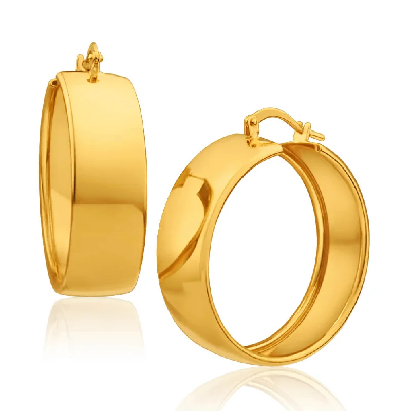 Best Jewelry Sale Prices – Limited-Time Offer 9ct Yellow Gold Silver Filled Plain 9mm Wide 25mm Hoop Earrings Best Jewelry Sale Prices – Limited-Time Offer 9ct Yellow Gold Silver Filled Plain 9mm Wide 25mm Hoop Earrings