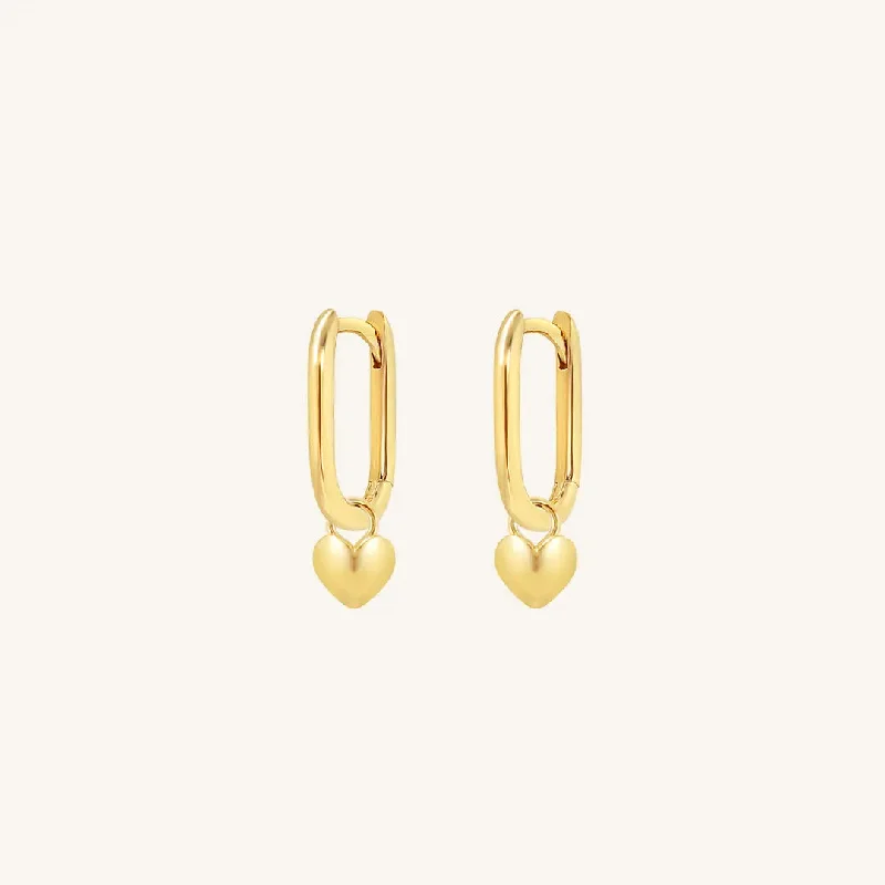 Stunning Statement Jewelry, Unbeatable Discounts Behold Heart Marley Hoops