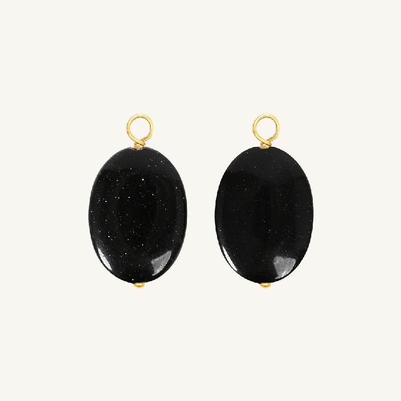 The Biggest Jewelry Sale Of The Year Is Here Blue Sandstone Hoop Charm (Set of 2)