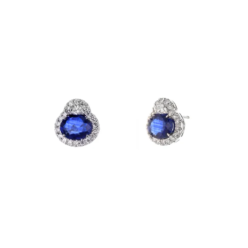 Trending Jewelry Styles Now At Limited-Time Discounts Blue Sapphire & Diamond Stud Earrings Trending Jewelry Styles Now At Limited-Time Discounts Blue Sapphire & Diamond Stud Earrings