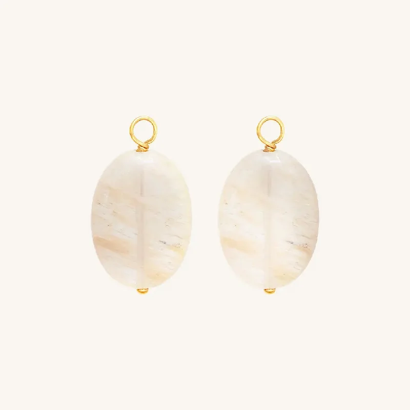 Celebrate With Sparkle – Jewelry Sale Now Live Bronte Stone Hoop Charm (Set of 2)